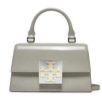 托里.伯奇(TORY BURCH)牛皮拼接PU材质手提链条两用迷你单肩包多