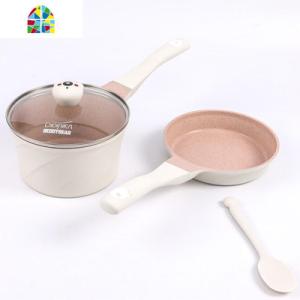 又妈优选 didnika迪迪尼卡乖乖熊辅食锅小奶锅蒸煎煮一体宝宝婴儿 FENGHOU 白色