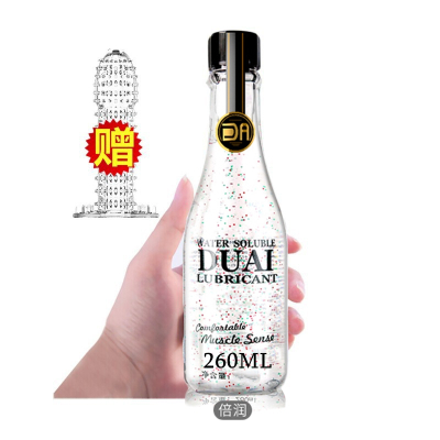 独爱玻尿酸人体润滑液260毫升男女共用免洗水溶性夫妻房事润滑油女性情侣系列阴道肛后庭润滑剂女人私处助情趣性高潮成人用品