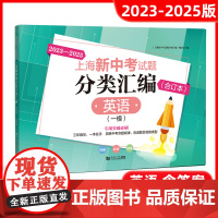 2023-2025新版上海新中考试题分类汇编合订本一模卷英语中考一模卷九年级初三2023 2024 2025合订本同济大