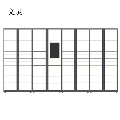 文灵智能快递柜小区快递自提柜派件柜室外寄存柜信报箱储物柜一主三副83格