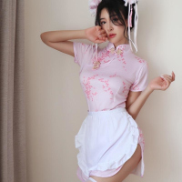 长夜漫漫情趣内衣中华娘旗袍激情免脱诱惑纯欲制服cos扮演女1468