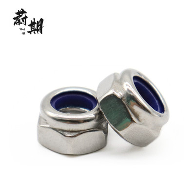 蔚期 不锈钢防松螺母 M5 个