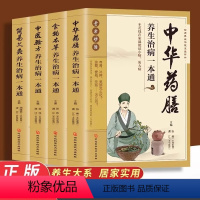[正版]食物本草+中华药膳+中医验方+简易艾灸全4册 中医养生书籍 养生治病一本通中医食疗家常菜谱营养餐烹饪美食食谱