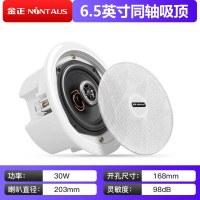 金正定压吸顶音响6.5吋同轴[开孔168单音响30W需搭配功放使用]商铺店铺蓝牙吊顶喇叭室内客厅装修天花背景音乐公共广播