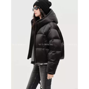 年小个子款服装连帽女加厚棉服短款防风冬日实用派一衣多穿