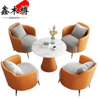鑫木樽沙发+茶几一桌四椅套