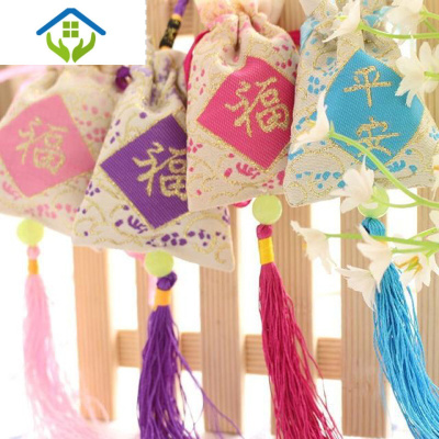 御蓝锦薰衣草桂花香包随身持久香袋衣柜防虫香囊车载汽车内除异味端午节平安福袋玫瑰：5袋