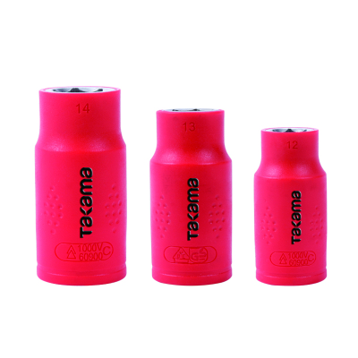 高松(takama)绝缘套筒头(vde耐压1000V 10mm3/8方系列)10mm v503810/1个
