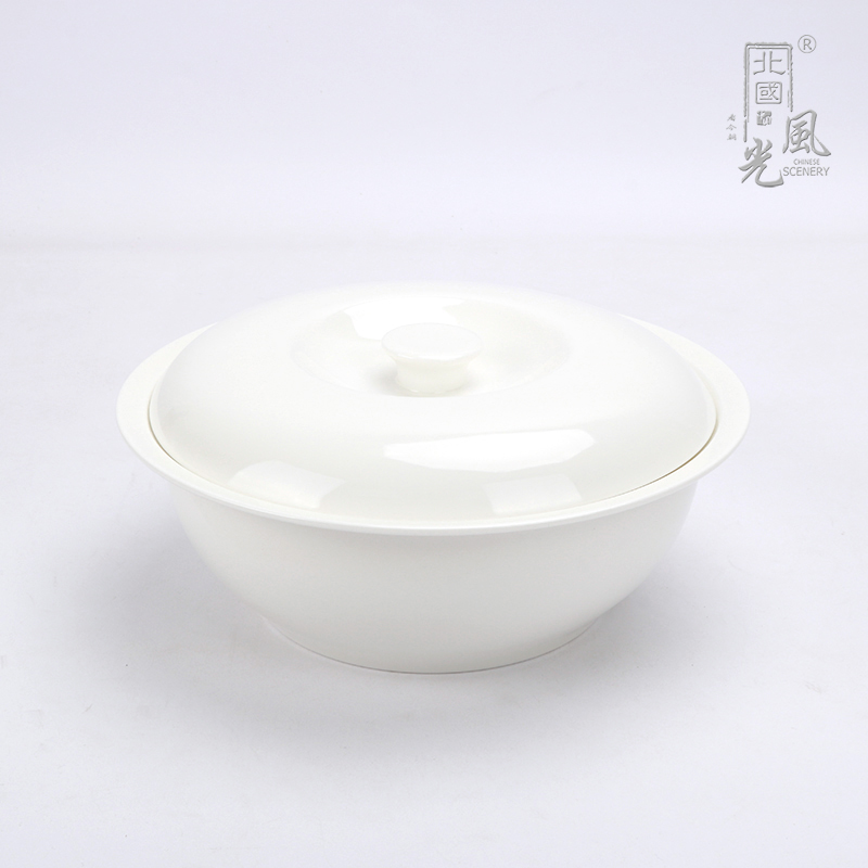 北国风光 骨瓷白色10人台餐具(106头)TS-BC套