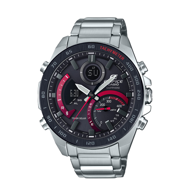卡西欧CASIO ECB-900YDB-1BPR石英表指针设计防水100米经典日韩风格全国联保一年