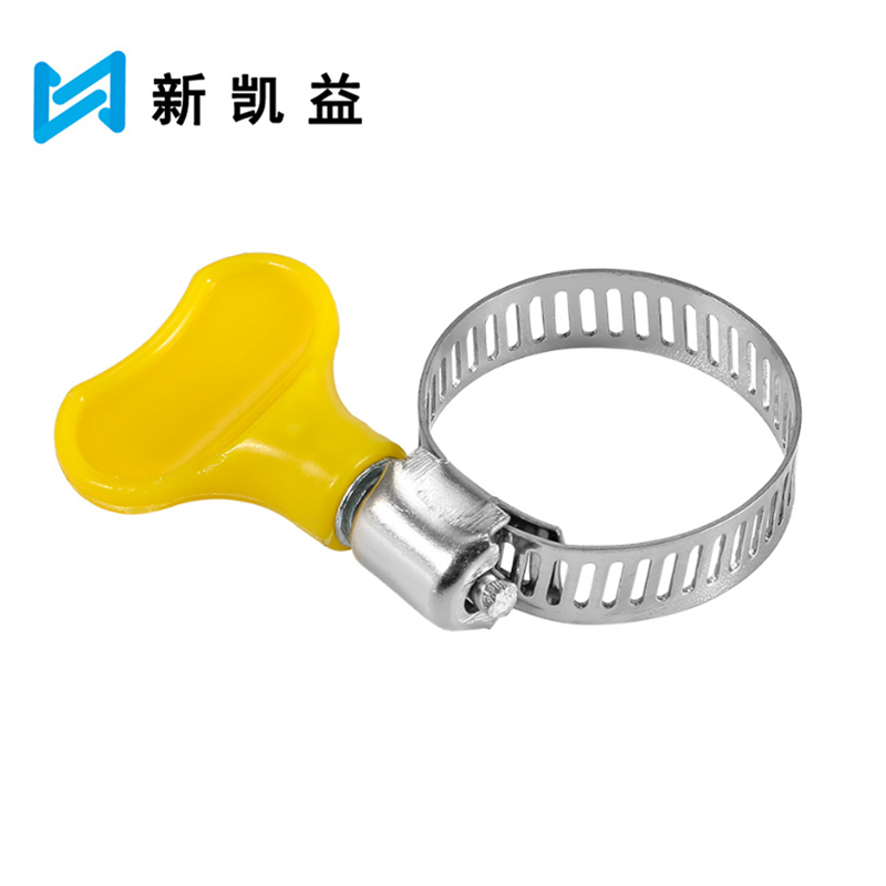 新凯益 不锈钢带手柄喉箍 13-19mm 个