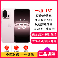 [全新]oppo 一加 13T 怦然粉 12GB+256GB 性能超强小直屏 骁龙8至尊版 冰川大电池 80W快充 双卡5G手机