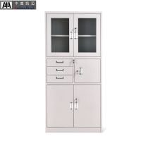 中威凯迈办公柜铁皮柜档案柜偏三斗文件柜180*85*39cm/台
