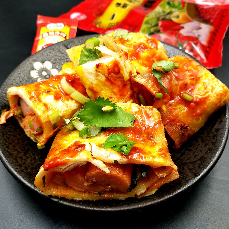 东北特产烤冷面皮家用商用烤冷面面饼真空包装速食10片批发 10片 湿料