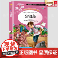 金银岛 正版书 原著 史蒂文森 世界经典名著 小学生三四五六年级必读课外阅读书籍故事人民青少年儿童版文学读物山东美术出版