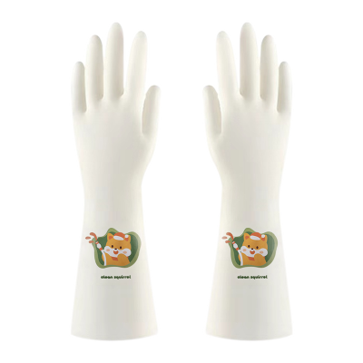 一倍丁腈家务手套植绒款2868