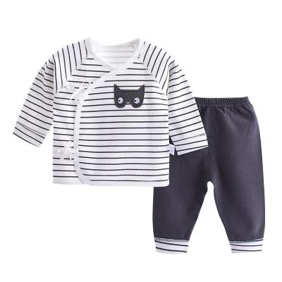 班得（BONGDR）婴儿衣服无骨和尚服儿衣服0-3月纯棉春秋童宝宝内衣套装