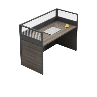 迅迈 单人位124*62*110cm 职员办公桌 现代工位 员工桌屏风 卡位卡座