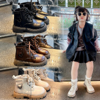 儿童靴子年秋季新款英伦风单靴时尚童靴厚底女童男宝短靴