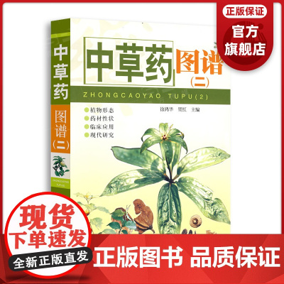 [7成新]中草药图谱(二) 徐鸿华主编 性味功能 验方用量 实用中草药彩图大全书 中草药全图鉴 本草纲目神农本草经