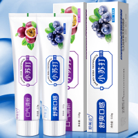 [6支装]小苏打蓝莓牙膏百香果洁齿护龈牙膏110g小苏打清新口气