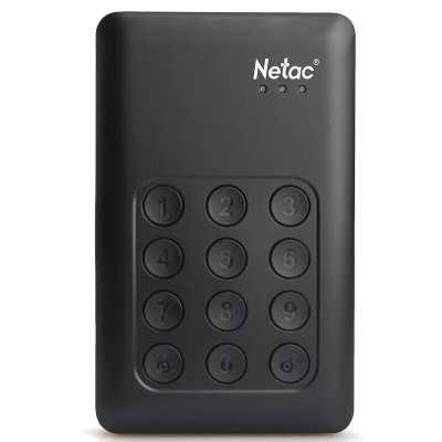 朗科(Netac) 移动硬盘 G732 1TB 安全系列 USB3.0 2.5英寸 黑色