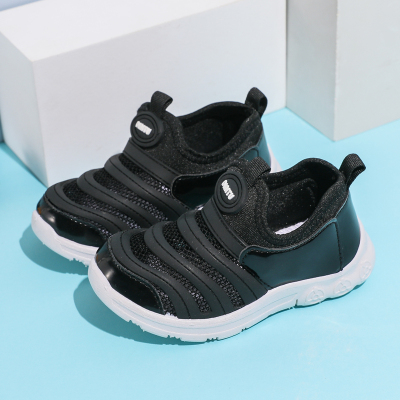 SUNTEK儿童毛毛虫童鞋2021新款夏季男童网面透气运动鞋女童春秋款跑步鞋运动休闲鞋