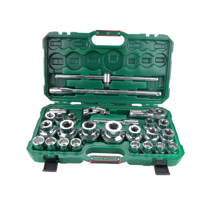 长鹿 26件塑盒镜面重型十二角套筒组套 1套