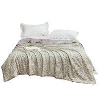 天琴双人被200*230cm柔软舒适双层有氧棉夏莫奈花园TQ-B129