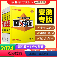 [语数英物化]5本套装 安徽省 [正版]2024面对面安徽语文数学英语物化政治历史初三总复习全套七八九年级初三中考真题辅