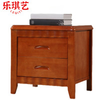 乐琪艺 实木床头柜 海棠色 500*410*500mm 个