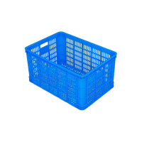 臻远ZY-SNXD-157塑料筐周转筐水果蔬菜收纳筐长方形货筐胶框 610*425*310