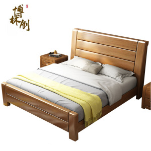 橡胶木床 加高成人款 宿舍单人床