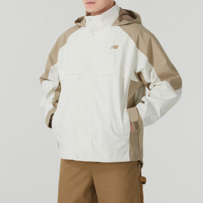 NEW BALANCE男装2025夏季新款连帽运动服潮流时尚休闲工装连帽夹克外套