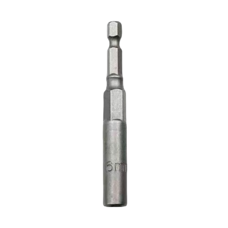 强磁六角批头套筒加深手电钻套筒 6*80mm