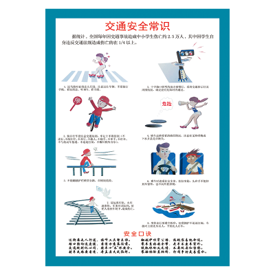墨中正人可定制警示安全海报510mm×760mm张