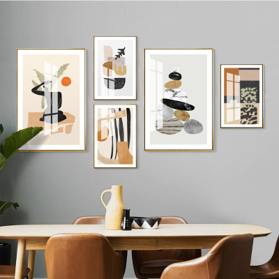 乔迁礼品欧式客厅装饰画法式轻奢艺术壁画北欧主义沙发背景墙挂画复古小众