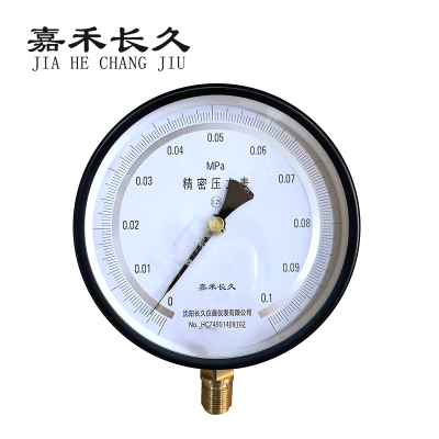 嘉禾长久 精密压力表检测型 0.25级 YB150 块