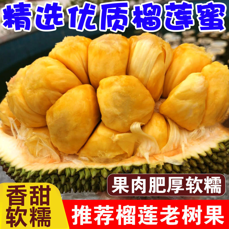 [熊猫鸟]海南榴莲蜜 7-8斤 5-7个 应季热带新鲜水果手撕软糯香甜湿苞