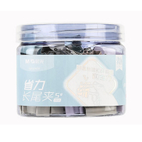 晨光长尾夹19mm*3盒省力彩色燕尾夹莫兰迪系列ABS916Y9