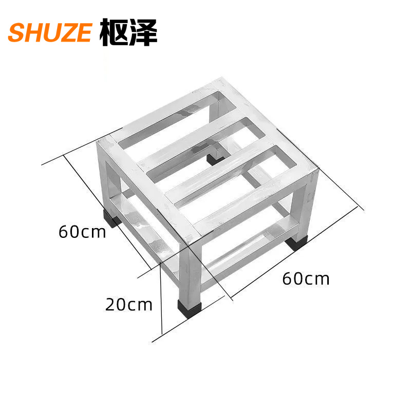 枢泽 不锈钢移动托架 60*60*20cm 个