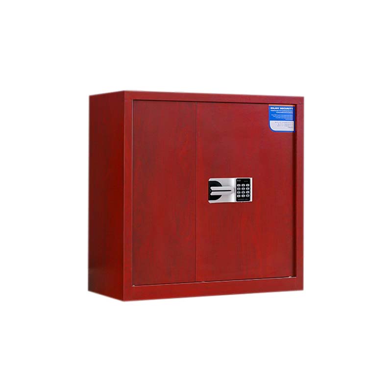 正斌保密柜财务档案柜文件柜办公室资料储物柜保险柜电子密码国保锁矮柜红木纹-国保密码锁