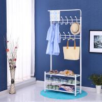 多功能衣帽架鞋架组合家用口落地简约大衣架衣服架子卧室挂衣架