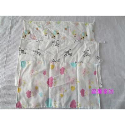 高密度纯棉双层纱布枕垫枕巾25*40/30*50/50*70吸汗透气