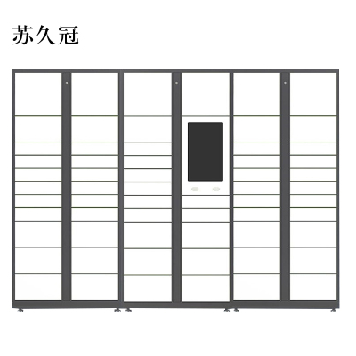 苏久冠智能快递柜小区快递自提柜派件柜室外寄存柜信报箱储物柜一主两幅61格