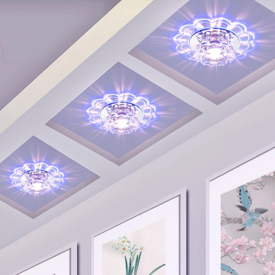  筒灯过道灯走廊灯玄关灯水晶射灯古达吊顶灯嵌入式孔灯入户门厅灯