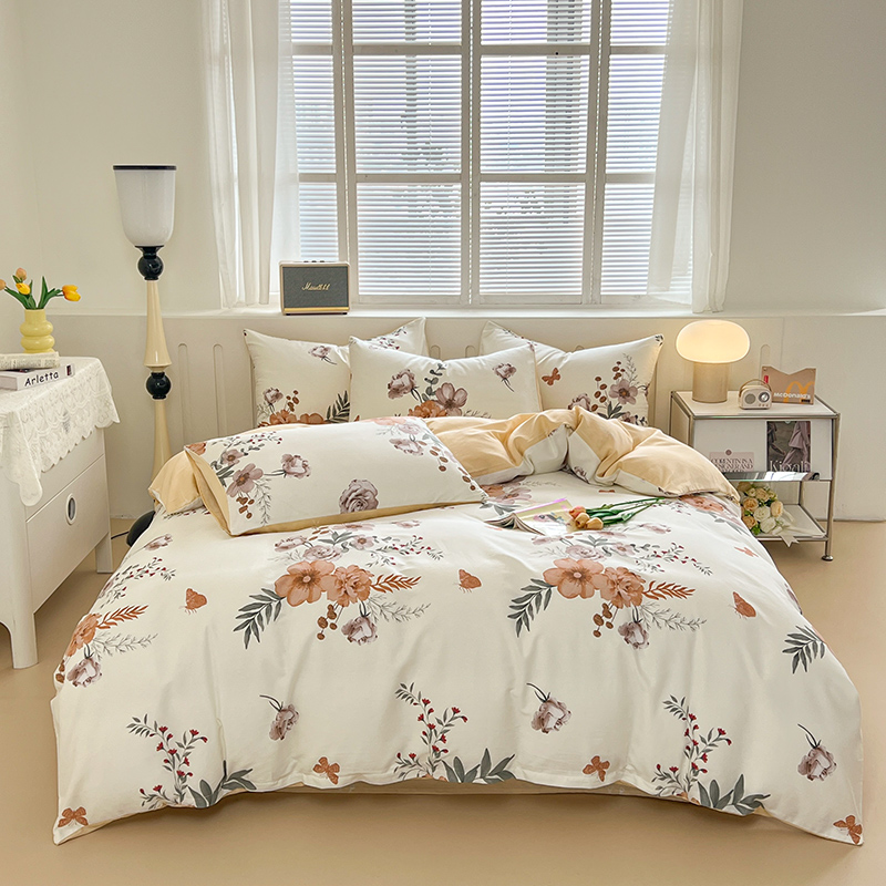 雅鹿 全棉斜纹印花四件套