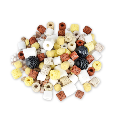 鱼缸过滤材料细菌屋滤材陶瓷环生化球活性炭水族箱十合一净水滤材