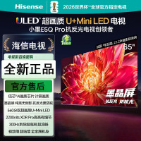 海信电视小墨 65E5Q Pro 65英寸 560分区U+MiniLED 信芯芯片 抗反光防眩光墨晶屏 300Hz
